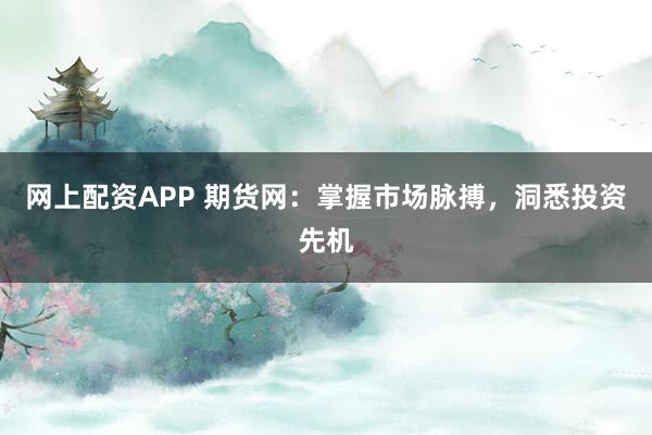 网上配资APP 期货网：掌握市场脉搏，洞悉投资先机